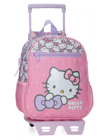 43921T1 MOCHILA ADAP.28CM.C/CARRO HELLO KITTY MY FAVOURITE B